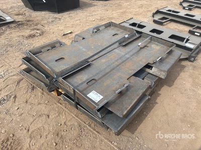 Quantity of 2025 Kit Containers QT-F-BLANK 48 in Skid Steer Attachment Mounting Plate
