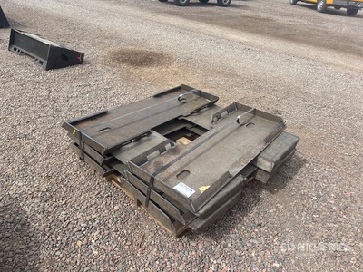 Quantity of 2025 Kit Containers QT-F-BLANK 48 in Skid Steer Attachment Mounting Plate