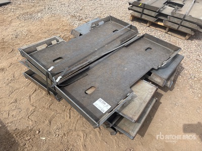 Quantity of 2025 Kit Containers QT-F-BLANK 48 in Skid Steer Attachment Mounting Plate