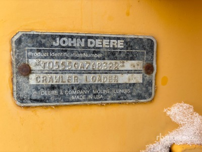 1990 John Deere 555G Crawler Loader