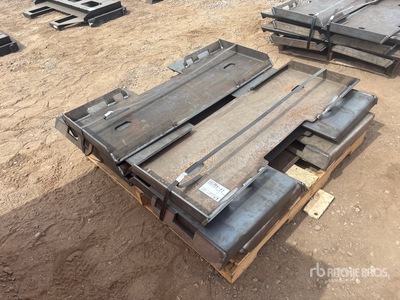 Quantity of 2025 Kit Containers QT-F-BLANK 48 in Skid Steer Attachment Mounting Plate