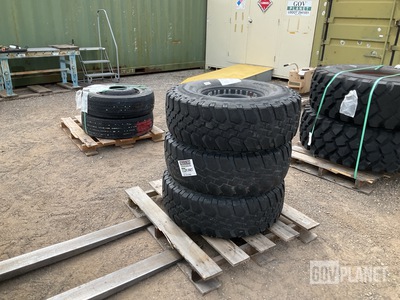 (3) BF Goodrich 37X12.50R16.5LT Tires w/Wheels