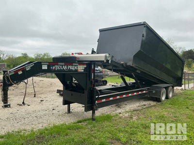 2024 Texas Pride RO82030KGN 22 ft T/A Gooseneck, with box and flat deck Remolque Ligero de Volteo