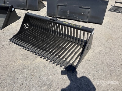 2025 Kit Containers QT-SB-H72-F 72 in Skid Steer Screening Bucket