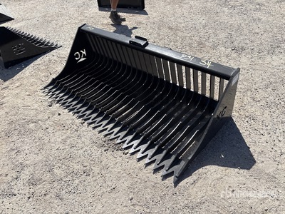 2025 Kit Containers QT-SB-H72-F 72 in Skid Steer Screening Bucket