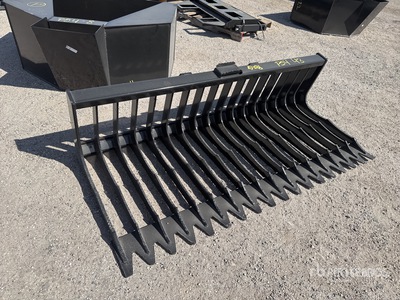 2025 Kit Containers QT-SB-L76-V3 76 in Skid Steer Screening Bucket (Unused)