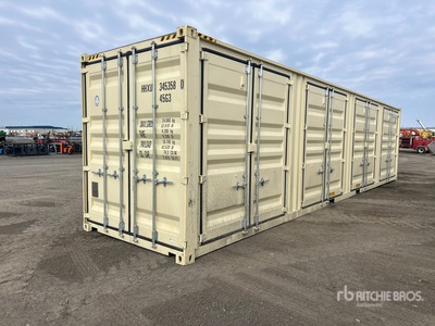 2025 40 ft High Cube Multi-Door Storage Container