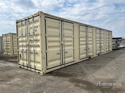 2025 40 ft High Cube Multi-Door Storage Container