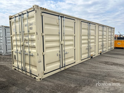 2025 40 ft High Cube Multi-Door Storage Container