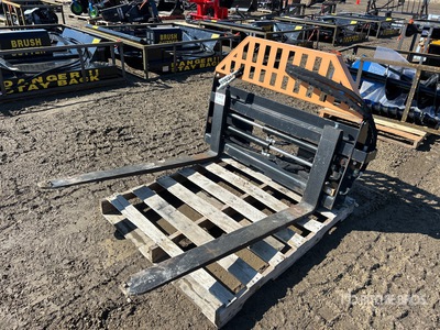 Wolverine 48 in Adjustable Pallet Skid Steer Forks (Unused)