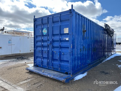 43 ft x 8 ft Skid-Mounted Containerized Accumulator Control Shack
