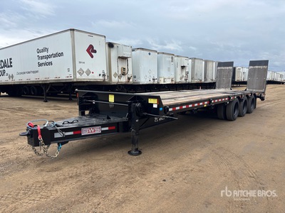 2023 BWS 25ART 34 ft Tri/A مقطورة سطح السفينة المائلة (Unused)