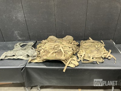 (16) Fighting Load Carriers, (3) Large MOLLE Field Pack Sets & Assorted Items