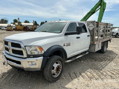 2016 Ram 4500 4x4 Crew Cab Platte vrachtwagen