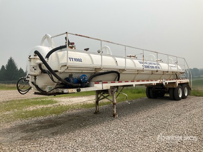 2015 Global 130 bbl T/A Vacuum Tanker Trailer