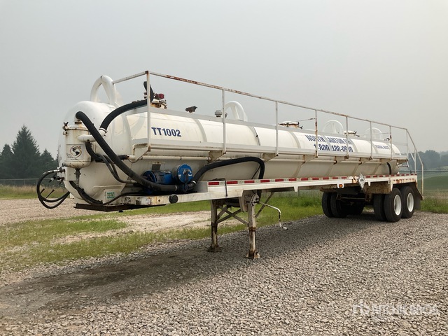 2015 Global 130 bbl T/A Vacuum Tanker Trailer