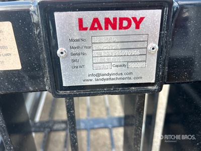 2026 LANDY PRGB84 84 in Rock Skid Steer Grapple Bucket (Unused)