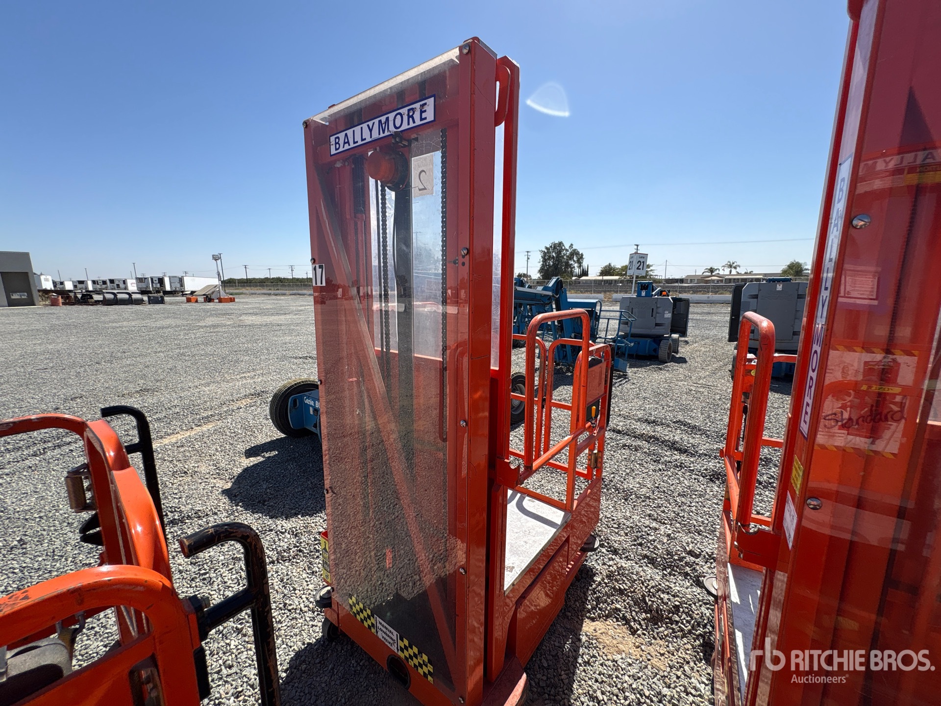 2015 Ballymore PS-140H Vertical Mast Lift