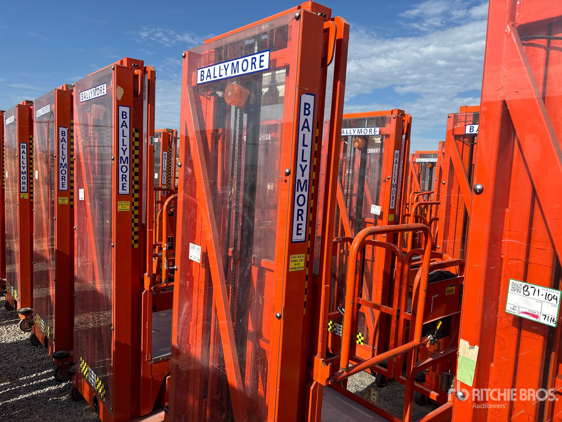 2014 Ballymore PS-140H Vertical Mast Lift