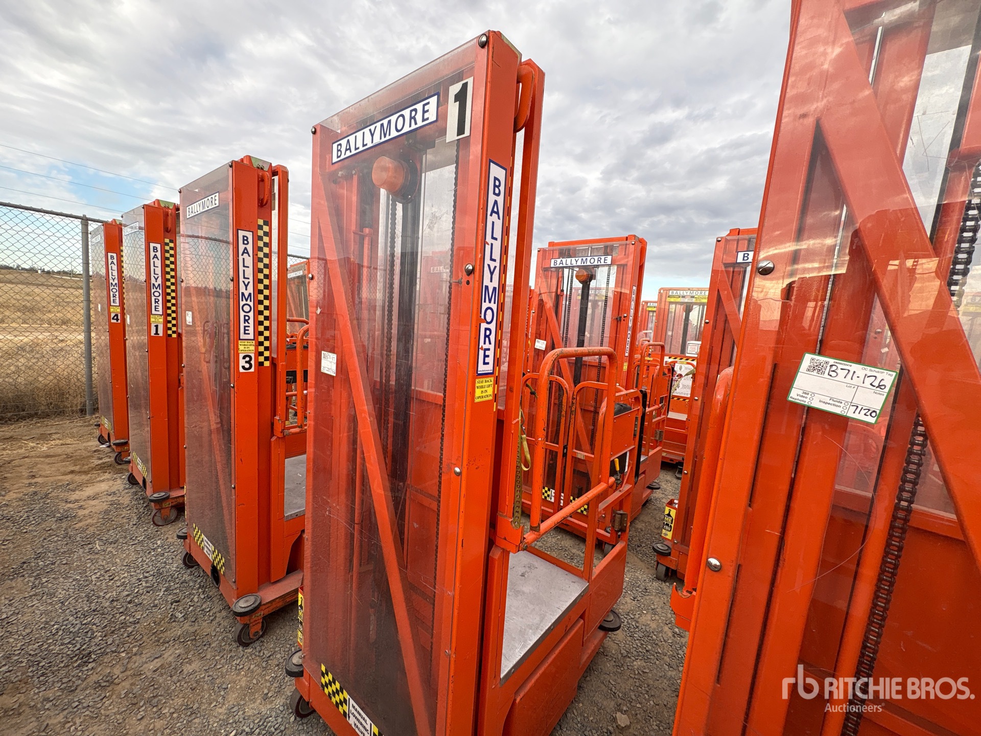 2015 Ballymore PS-140H Vertical Mast Lift