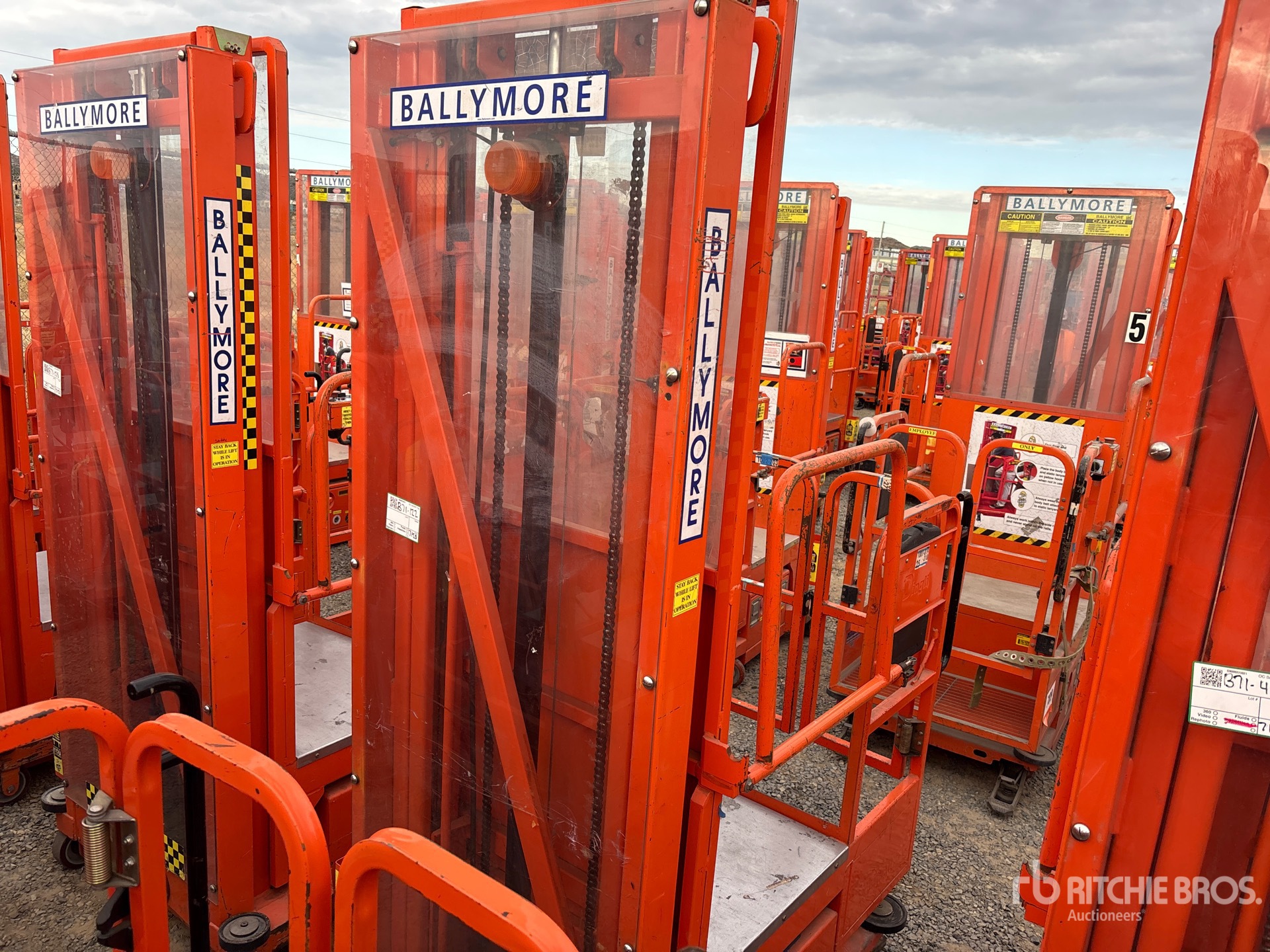 2015 Ballymore PS-140H Electric Vertical Mast Lift
