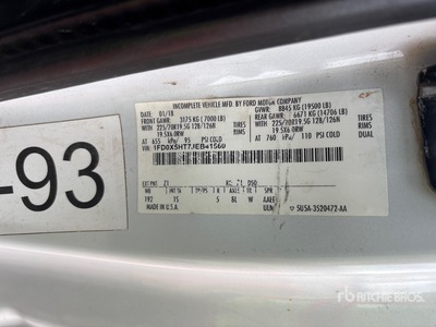 2018 Ford F-550 XL 4x4 Utility Truck