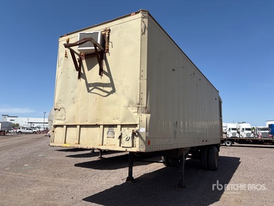 1981 Morgan Trailer CDR95-1-26 33 ft x 96 in S/A Remolque de furgoneta