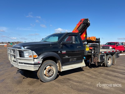 2011 Palfinger PK6501 Knuckle Boom on 2012 Ram 5500 4x4 Boom Truck