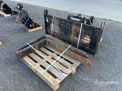 2024 AB 1220 mm Q/C Excavator Forks Varios, accesorio para excavadora - Fits 16 - 36 ton