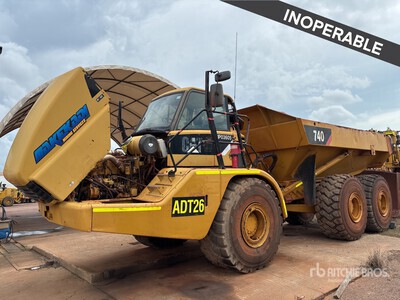2008 Cat 740 Articulated Dump Truck (Inoperable)