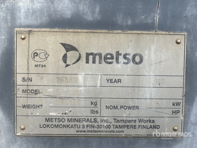 2012 Metso ST3.8 Screen Plant