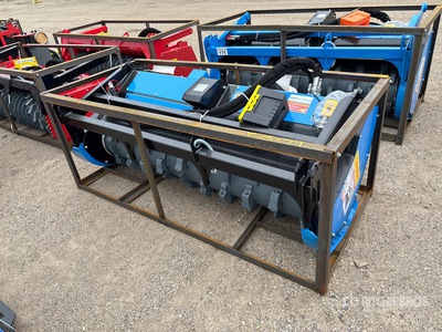 2026 Raytree RMDM72SS 72 in Drum Skid Steer Mulcher (Unused)