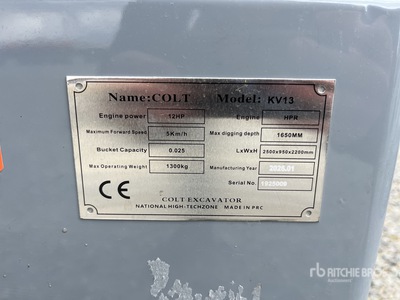 Colt KV13 Minigraafmachine (Unused)