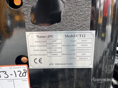 JPC CT12 Minigraafmachine (Unused)