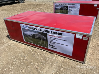 2026 SKLP SK-SC40 20 ft x 40 ft Carport (Unused)