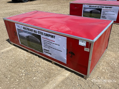2026 SKLP SK-SC40 20 ft x 40 ft Carport (Unused)