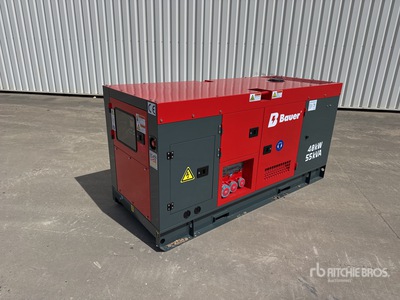 2025 Bauer GFS-40KW 50 kVA Skid-Mounted Groupe électrogène (Unused)