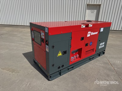 2025 Bauer GFS-40KW 50 kVA Skid-Mounted Groupe électrogène (Unused)