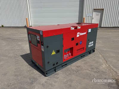 2025 Bauer GFS-40KW 50 kVA Skid-Mounted Groupe électrogène (Unused)