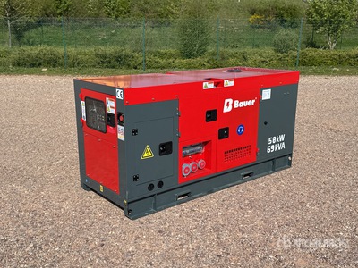 2025 Bauer GFS-50KW 62.5 kVA Skid-Mounted Groupe électrogène (Unused)