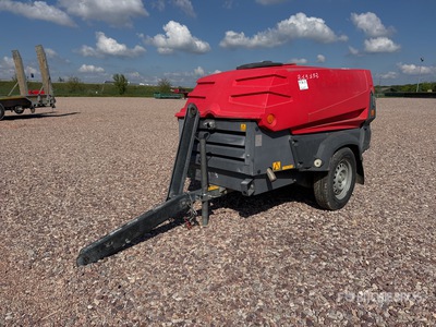 2015 Atlas Copco XAS87KD Compresseur A Air 1 Essieu S/A Air Compressor