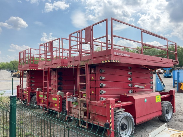 Quantity of 3 4x4 Diesel Quantity of 3 Scissor Lift (Inoperable)