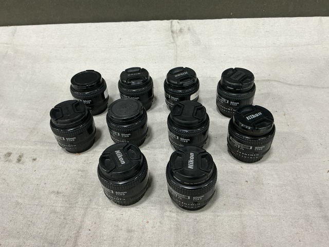 (10) Nikon Camera Lenses
