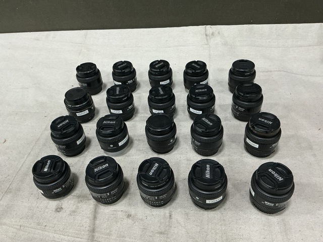 (20) Nikon Camera Lenses