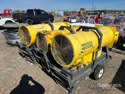 Quantity of (3) Wacker Neuson HI400 400000 BTU Chauffage d'appoint