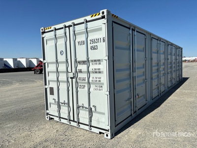 2026 40 ft High Cube Multi-Door Storage Container