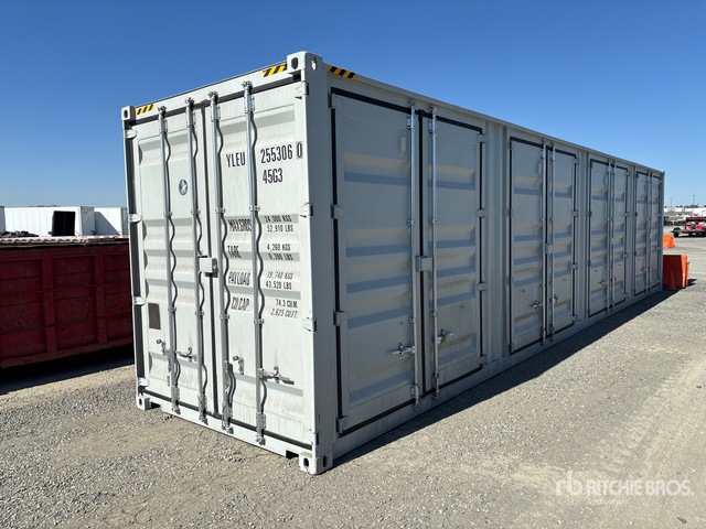 2026 40 ft High Cube Multi-Door Storage Container