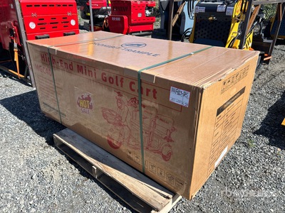 2026 MGC40-PURPLE Electric Mini Golf Cart (Unused)