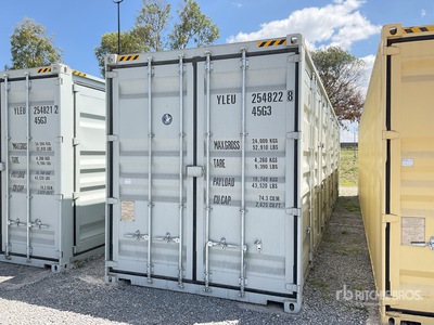 2026 40 ft High Cube Multi-Door Contenedor / Conteneur de stockage