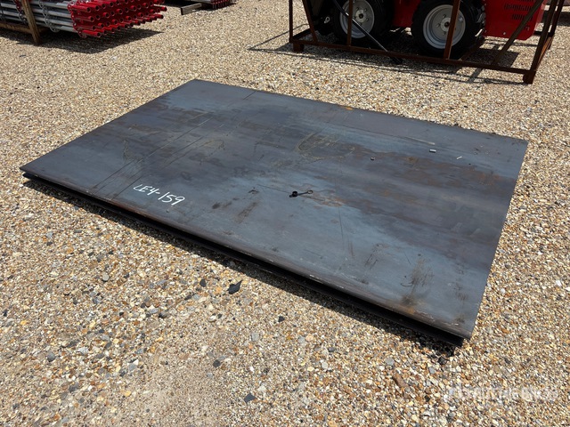 Quantity of (2) 2026 AGT 4 ft 11.5 in x 7 ft 10.5 in (0.75 in Thick) Steel Plates (Unused)